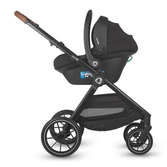 Sistem modular 4 in 1 Coccolle Aspen Moss Green cu Scoica auto iSize Coccolle Knox Black si Baza isofix iSize Coccolle Knox