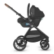 Sistem modular 4 in 1 Coccolle Aspen Moss Green cu Scoica auto iSize Coccolle Knox Black si Baza isofix iSize Coccolle Knox