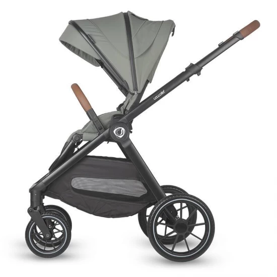 Sistem modular 4 in 1 Coccolle Aspen Moss Green cu Scoica auto iSize Coccolle Knox Black si Baza isofix iSize Coccolle Knox