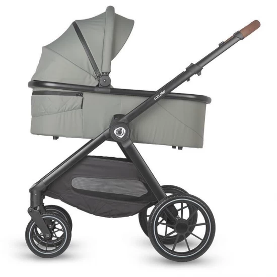 Sistem modular 4 in 1 Coccolle Aspen Moss Green cu Scoica auto iSize Coccolle Knox Black si Baza isofix iSize Coccolle Knox