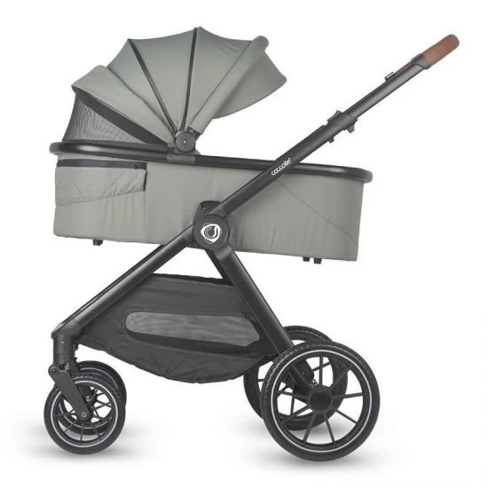 Sistem modular 4 in 1 Coccolle Aspen Moss Green cu Scoica auto iSize Coccolle Knox Black si Baza isofix iSize Coccolle Knox