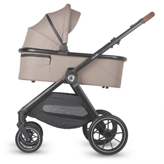 Sistem modular 4 in 1 Coccolle Aspen Sand Beige cu Scoica auto iSize Coccolle Knox Black si Baza isofix iSize Coccolle Knox