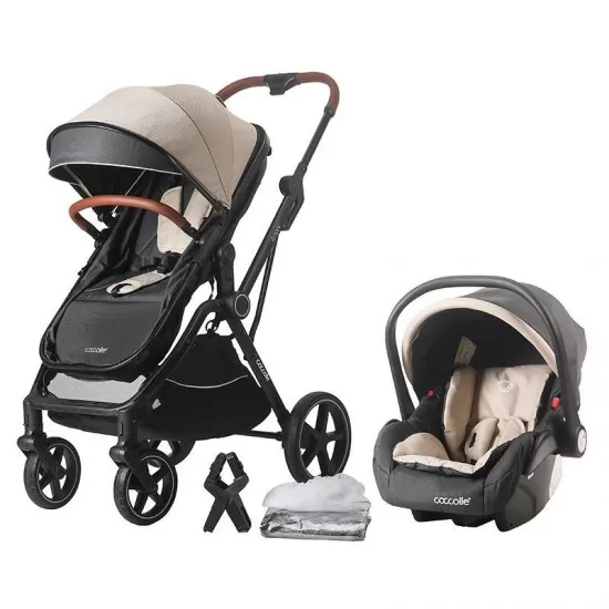 Sistem transformabil 3 in 1 Coccolle Amani Sand Beige Sistem transformabil 3 in 1 Coccolle Amani Sand Beige
