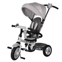 Tricicleta pliabila cu roti gonflabile Coccolle Urbio Air gri