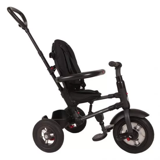 Tricicleta cu roti de cauciuc Qplay Rito Rubber Negru Tricicleta cu roti de cauciuc Qplay Rito Rubber Negru