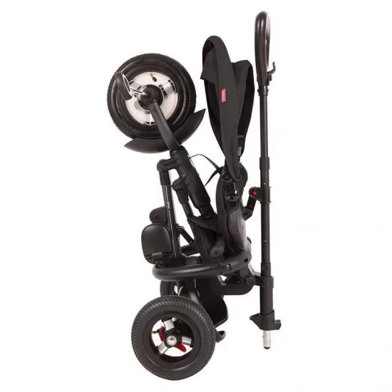 Tricicleta cu roti de cauciuc Qplay Rito Rubber Negru Tricicleta cu roti de cauciuc Qplay Rito Rubber Negru