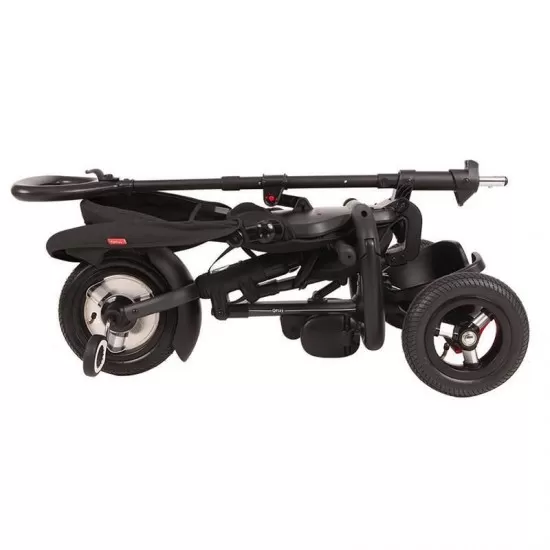 Tricicleta cu roti de cauciuc Qplay Rito Rubber Negru Tricicleta cu roti de cauciuc Qplay Rito Rubber Negru