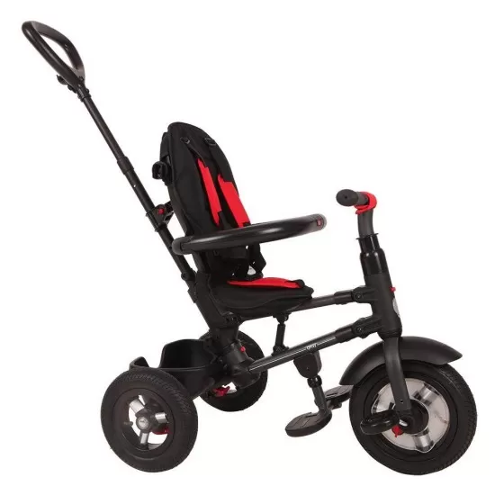 Tricicleta cu roti de cauciuc Qplay Rito Rubber Rosu Tricicleta cu roti de cauciuc Qplay Rito Rubber Rosu