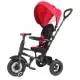 Tricicleta cu roti de cauciuc Qplay Rito Rubber Rosu Tricicleta cu roti de cauciuc Qplay Rito Rubber Rosu