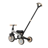 Tricicleta evolutiva pliabila cu maner parental Qplay Stager Argintiu