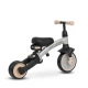 Tricicleta evolutiva pliabila cu maner parental Qplay Stager Argintiu