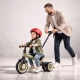 Tricicleta evolutiva pliabila cu maner parental Qplay Stager Maro