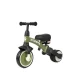 Tricicleta evolutiva pliabila cu maner parental Qplay Stager Verde