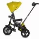 Tricicleta multifunctionala 4 in 1 cu sezut reversibil Coccolle Velo Mustar