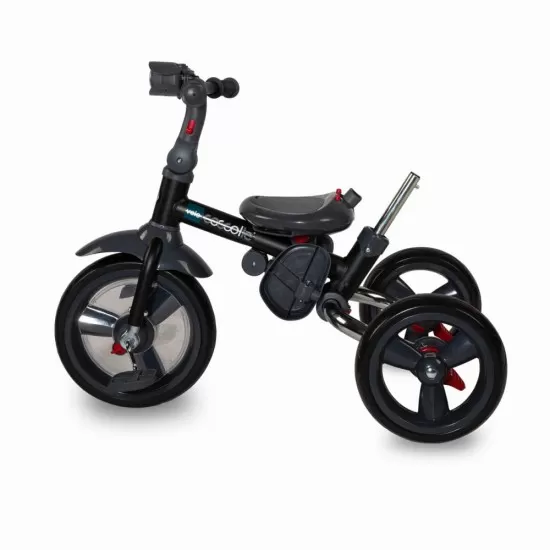 Tricicleta multifunctionala 4 in 1 cu sezut reversibil Coccolle Velo Mustar