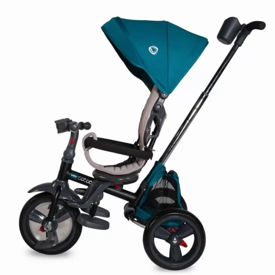 Tricicleta multifunctionala 4 in 1 cu sezut reversibil Coccolle Velo Verde Tricicleta multifunctionala 4 in 1 cu sezut reversibil Coccolle Velo Verde