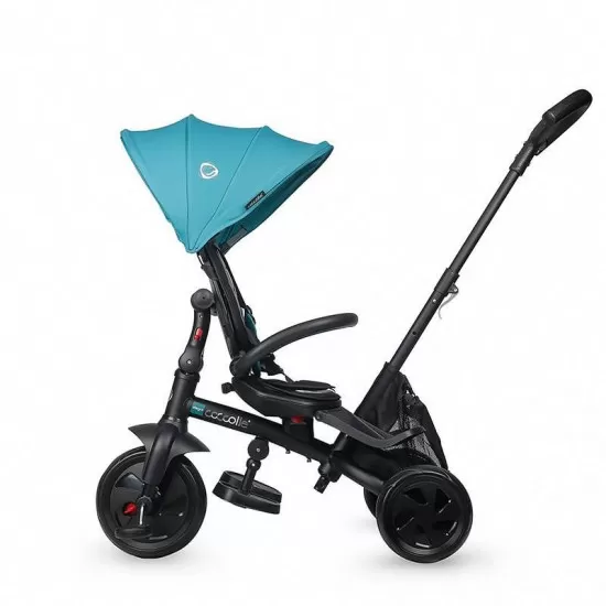 Tricicleta multifunctionala Coccolle Alegra Turquoise Tide