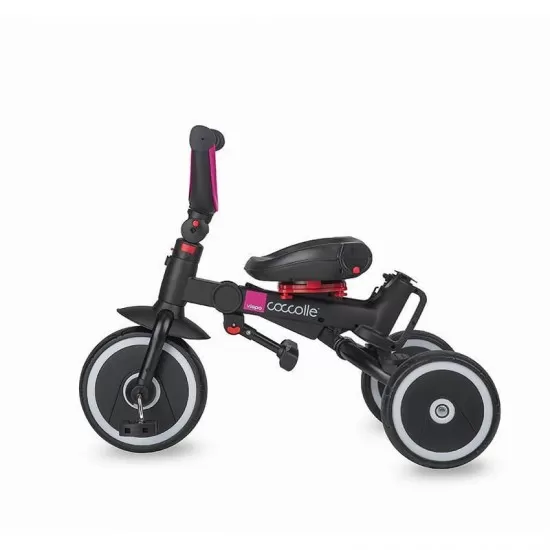 Tricicleta copii multifunctionala pliabila Coccolle Vispo Magenta