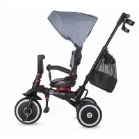 Tricicleta copii multifunctionala pliabila Coccolle Vispo Urban Grey