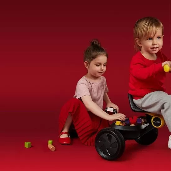 Tricicleta copii QPlay Ant Plus Albastru Tricicleta copii QPlay Ant Plus Albastru