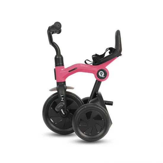 Tricicleta pliabila cu maner parental Qplay Ant Plus Rose