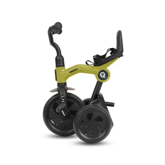 Tricicleta pliabila cu maner parental Qplay Ant Plus Verd Maslina