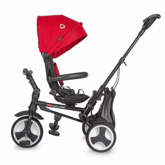 Tricicleta ultrapliabila cu roti cauciuc Coccolle Spectra Air Chili Pepper
