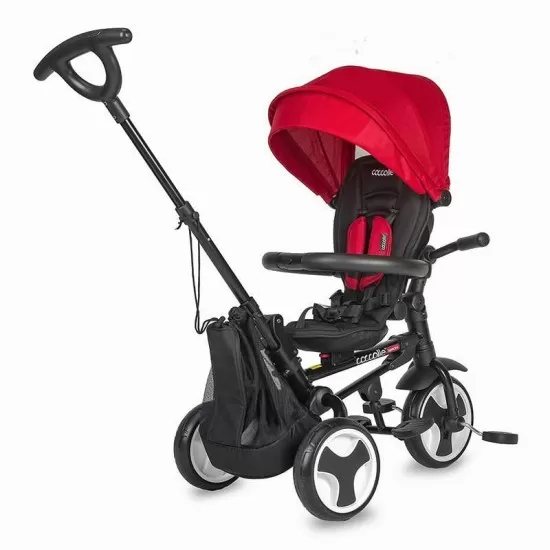 Tricicleta ultrapliabila cu roti cauciuc Coccolle Spectra Air Chili Pepper