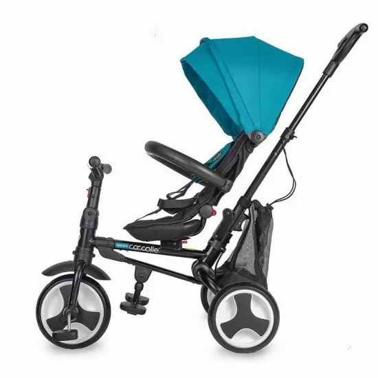 Tricicleta ultrapliabila cu roti EVA Coccolle Spectra Turquoise Tide