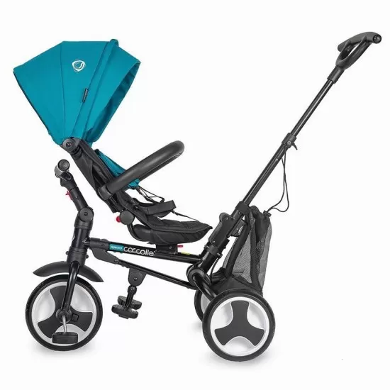 Tricicleta ultrapliabila cu roti EVA Coccolle Spectra Turquoise Tide
