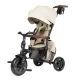 Tricicleta ultrapliabila cu scaun pivotant si copertina detasabila Qplay Comfo Max Bej