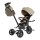 Tricicleta ultrapliabila cu scaun pivotant si copertina detasabila Qplay Comfo Max Bej inchis
