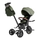Tricicleta ultrapliabila cu scaun pivotant si copertina detasabila Qplay Comfo Max Verde