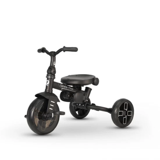 Tricicleta ultrapliabila cu scaun pivotant si copertina detasabila Qplay Comfo Max Verde