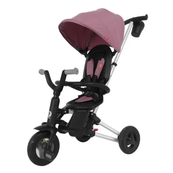 Tricicleta ultrapliabila cu roti cauciuc Qplay Nova Air Violet