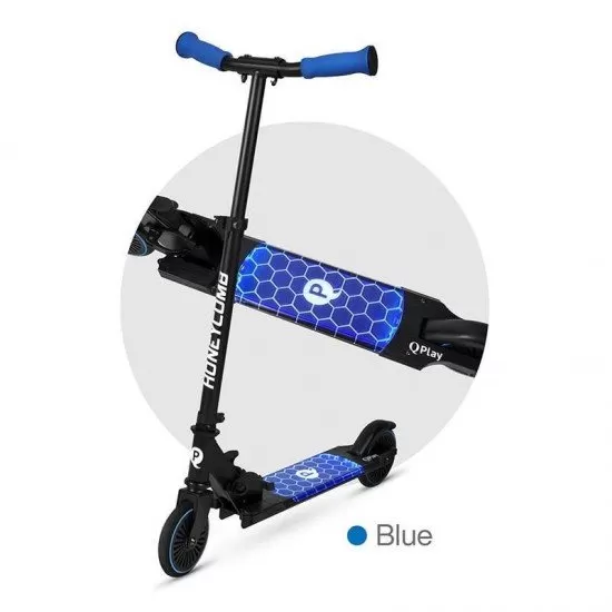 Trotineta LED QPlay Honeycomb Albastru Trotineta LED QPlay Honeycomb Albastru