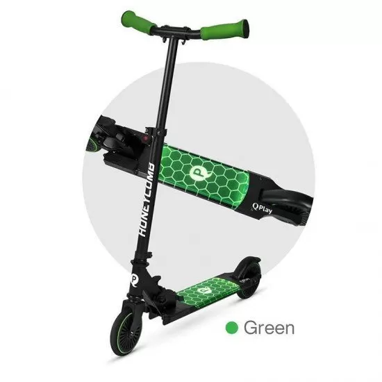 Trotineta LED QPlay Honeycomb Verde Trotineta LED QPlay Honeycomb Verde