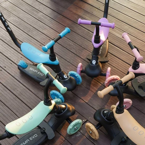 Trotineta multifunctionala 6 in 1 Qplay Sema Evo Roz