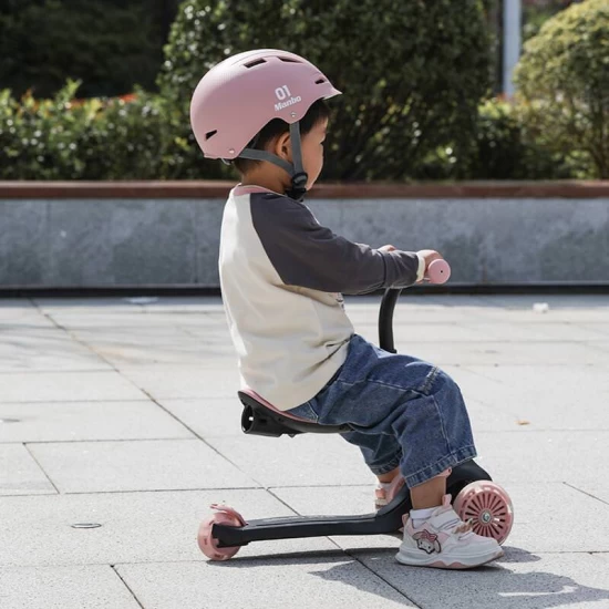 Trotineta multifunctionala 6 in 1 Qplay Sema Evo Roz