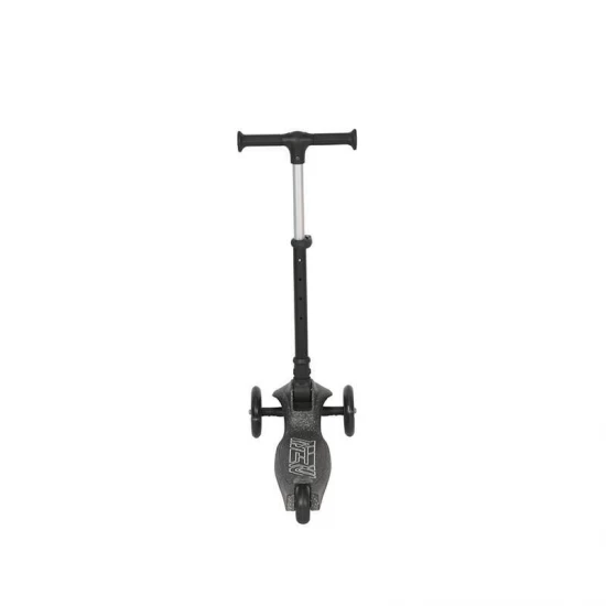 Trotineta pliabila cu roti luminoase si ghidon reglabil Qplay Sparkling Negru