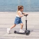 Trotineta pliabila cu roti luminoase si ghidon reglabil Qplay Sparkling Roz