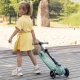 Trotineta pliabila cu roti luminoase si ghidon reglabil Qplay Sparkling Roz