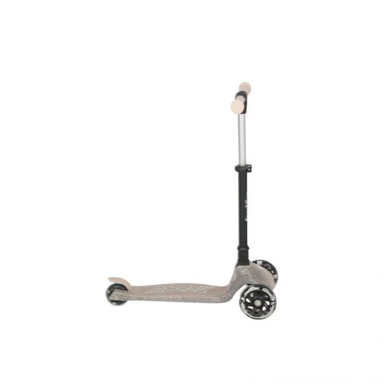 Trotineta pliabila cu roti luminoase si ghidon reglabil Qplay Sparkling Roz