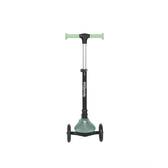 Trotineta pliabila cu roti luminoase si ghidon reglabil Qplay Sparkling Verde