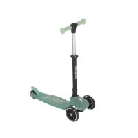 Trotineta pliabila cu roti luminoase si ghidon reglabil Qplay Sparkling Verde