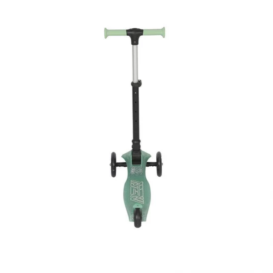 Trotineta pliabila cu roti luminoase si ghidon reglabil Qplay Sparkling Verde