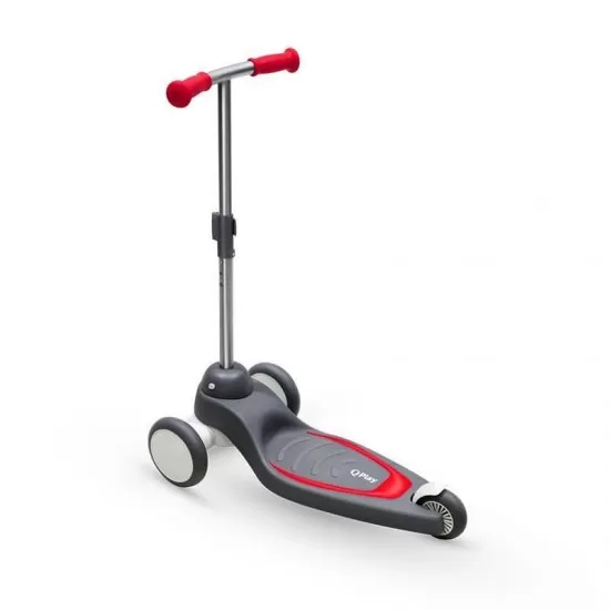 Trotineta Qplay Mika Rosu cu lumini LED Trotineta Qplay Mika Rosu cu lumini LED