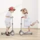 Trotineta Qplay Mika Rosu cu lumini LED Trotineta Qplay Mika Rosu cu lumini LED