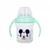 Cana cu capac, manere  si cioc din silicon 250 ml Mickey Disney