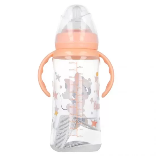 Biberon anticolici cu debit variabil si maner 360 ml Minnie Disney Biberon anticolici cu debit variabil si maner 360 ml Minnie Disney